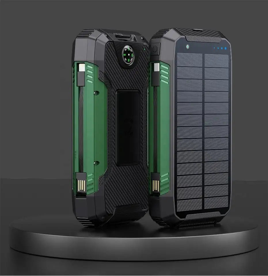Lisslune | 30000mAh Solar Charger Wireless Waterproof Power Bank External