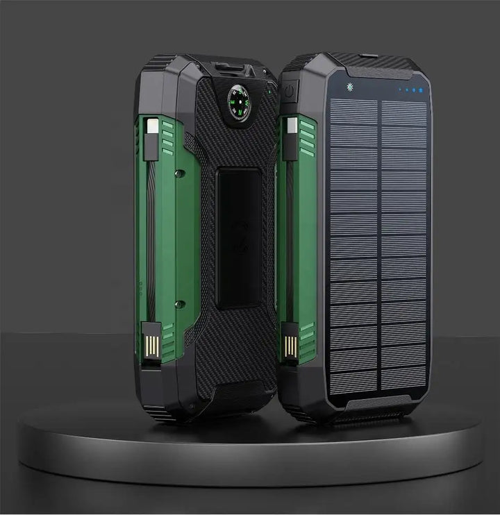 Lisslune | 30000mAh Solar Charger Wireless Waterproof Power Bank External