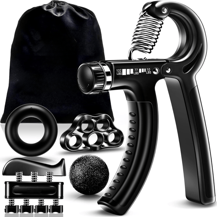 Lisslune | Gripmaster – Adjustable Hand Strengthener Set for Grip Strength & Forearm Training