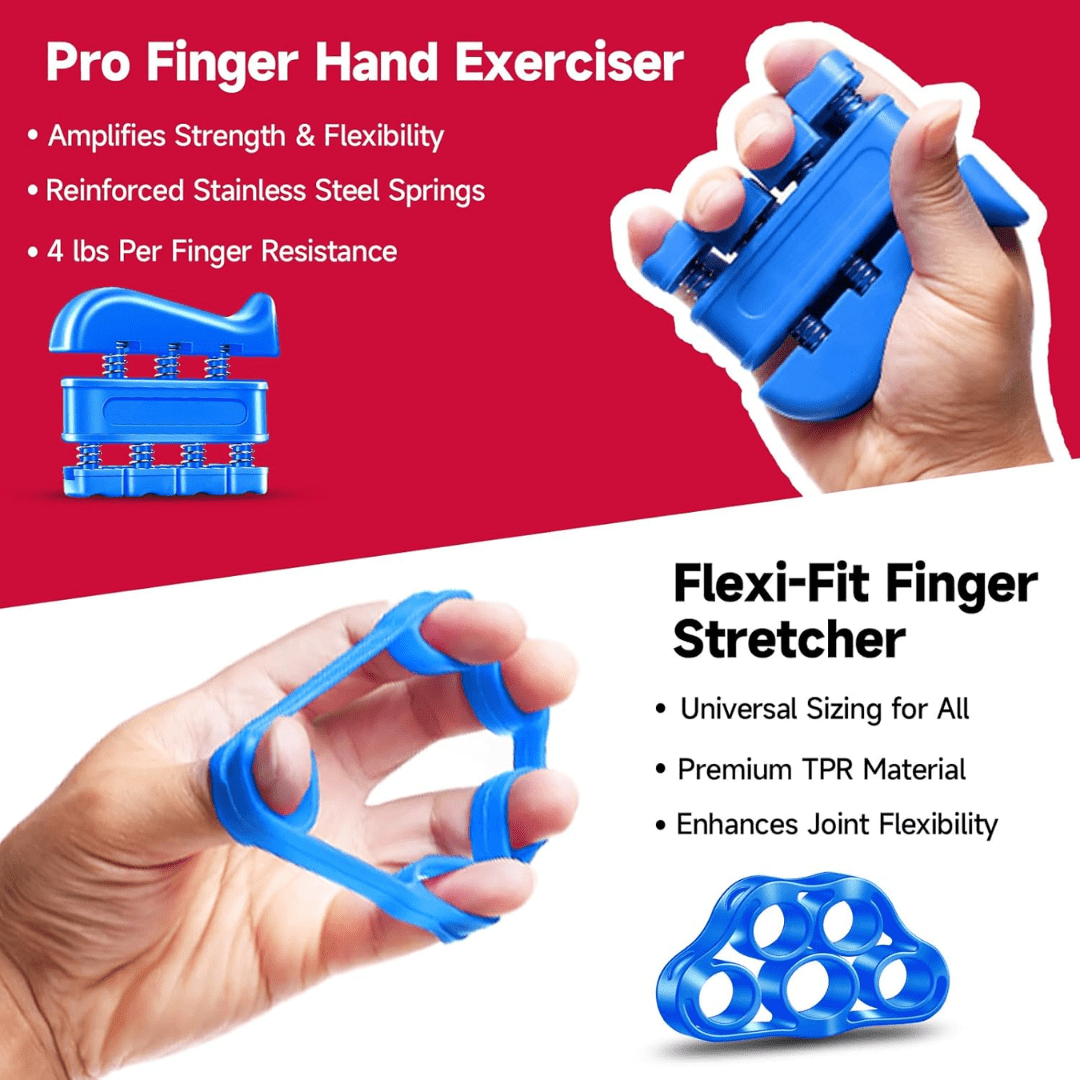 Lisslune | Gripmaster – Adjustable Hand Strengthener Set for Grip Strength & Forearm Training