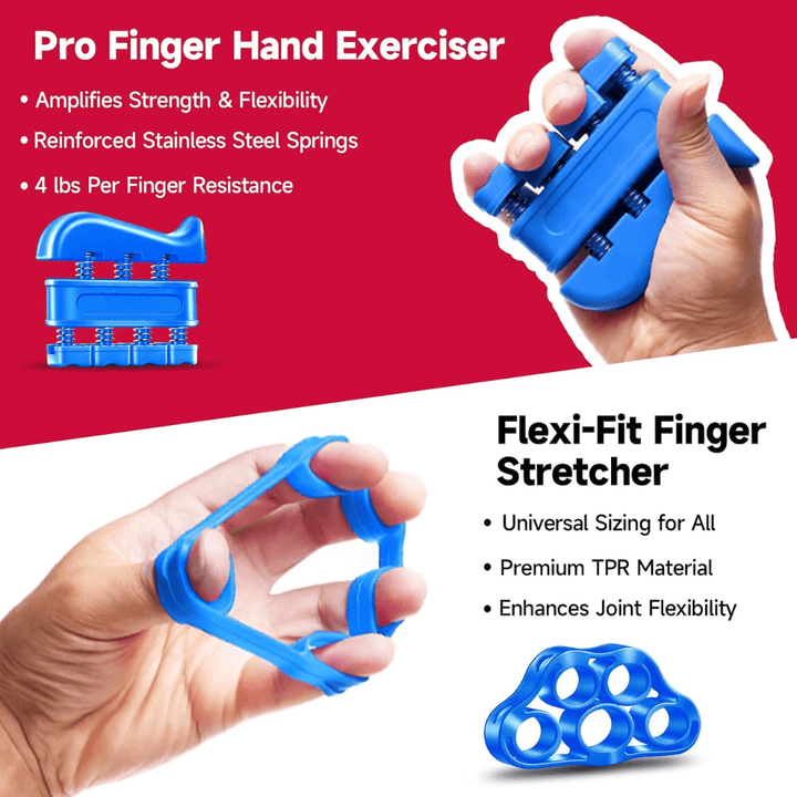 Lisslune | Gripmaster – Adjustable Hand Strengthener Set for Grip Strength & Forearm Training