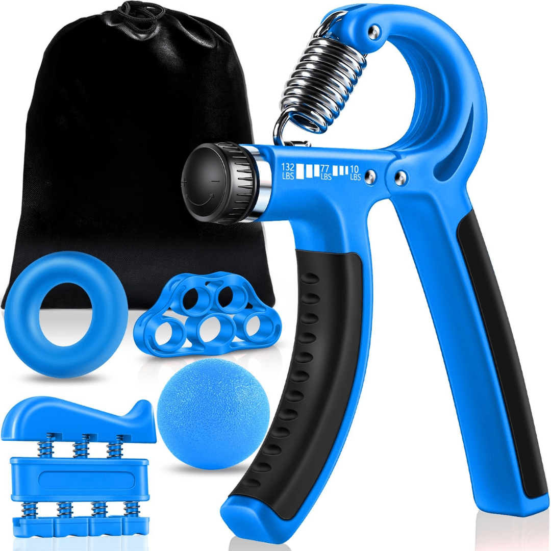 Lisslune | Gripmaster – Adjustable Hand Strengthener Set for Grip Strength & Forearm Training