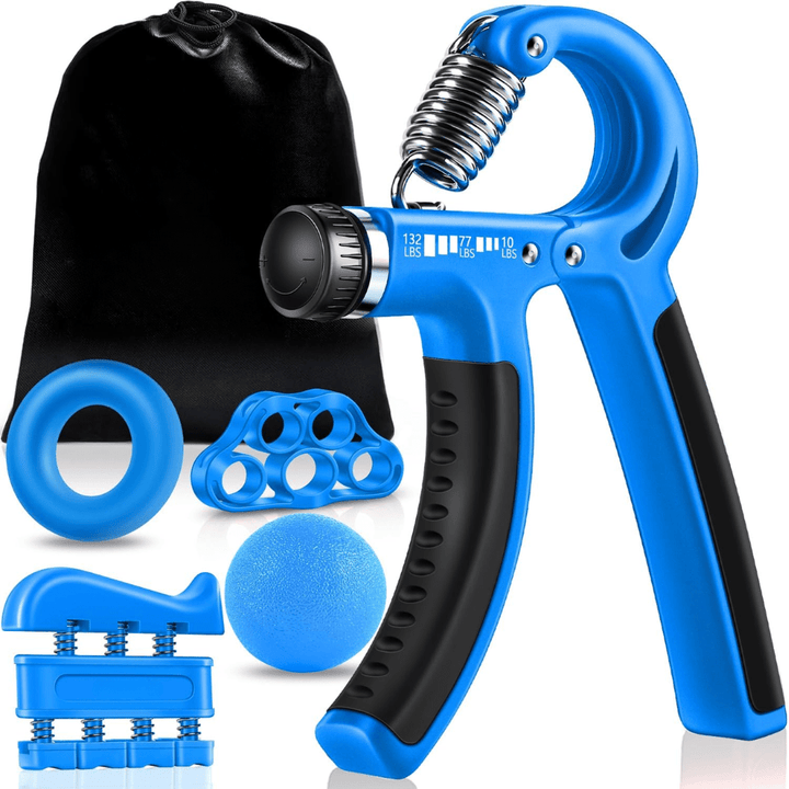Lisslune | Gripmaster – Adjustable Hand Strengthener Set for Grip Strength & Forearm Training