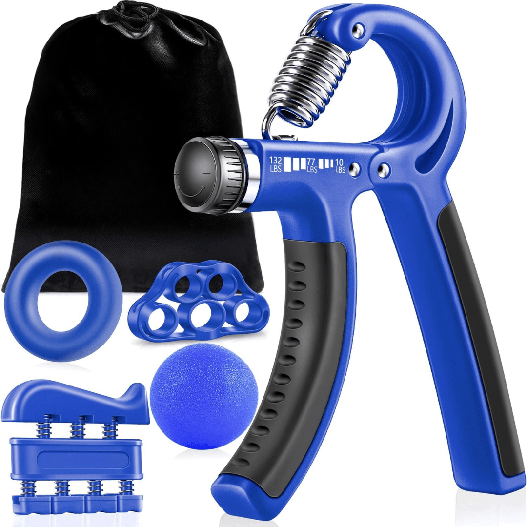 Lisslune | Gripmaster – Adjustable Hand Strengthener Set for Grip Strength & Forearm Training