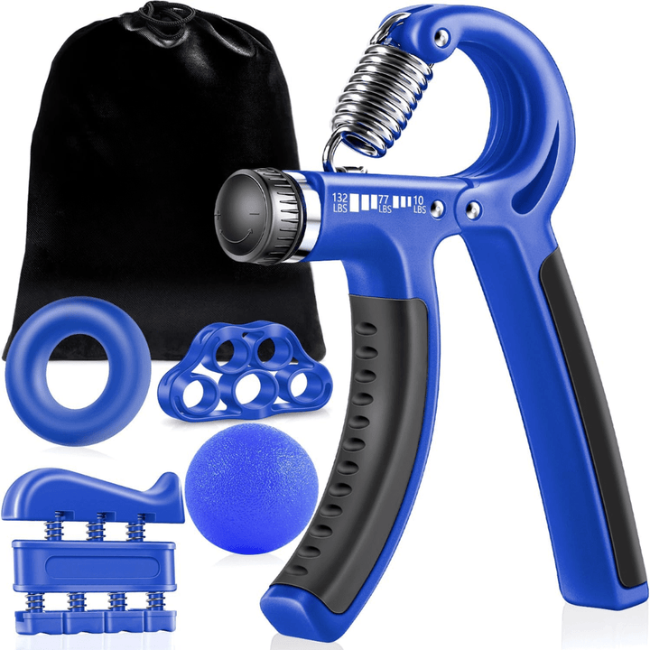 Lisslune | Gripmaster – Adjustable Hand Strengthener Set for Grip Strength & Forearm Training