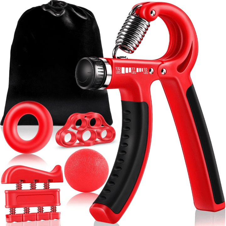 Lisslune | Gripmaster – Adjustable Hand Strengthener Set for Grip Strength & Forearm Training