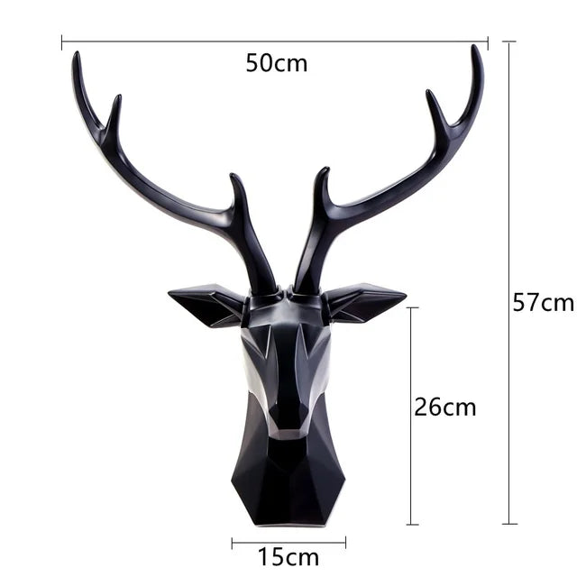 Lisslune | Magnificent | 3D-Deer Head Wall Decoration