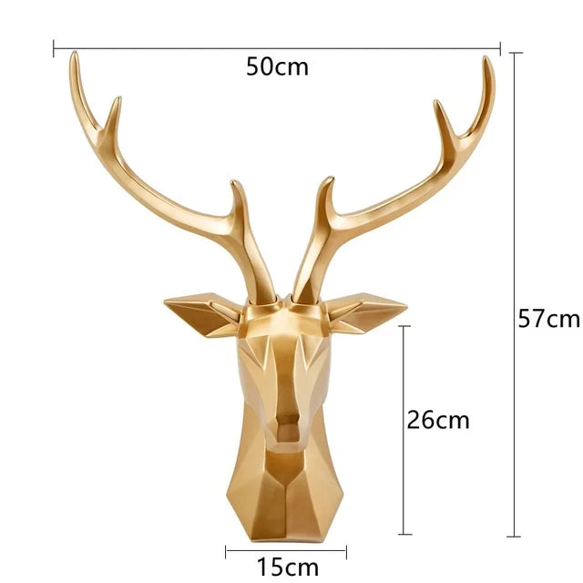 Lisslune | Magnificent | 3D-Deer Head Wall Decoration