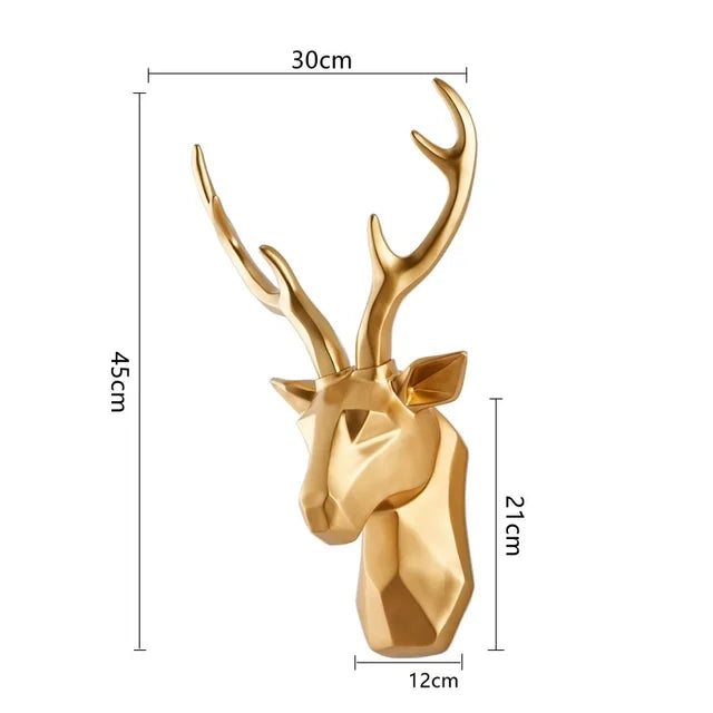 Lisslune | Magnificent | 3D-Deer Head Wall Decoration