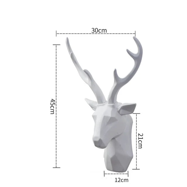 Lisslune | Magnificent | 3D-Deer Head Wall Decoration