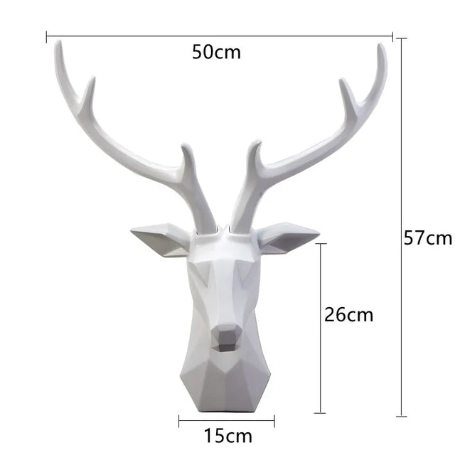 Lisslune | Magnificent | 3D-Deer Head Wall Decoration