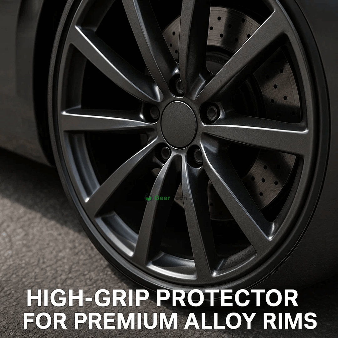 Lisslune | Wheel Rim Protector | High Adhesion, Easy Installation & Curb Scrape Prevention for Flashy Automobile Rims