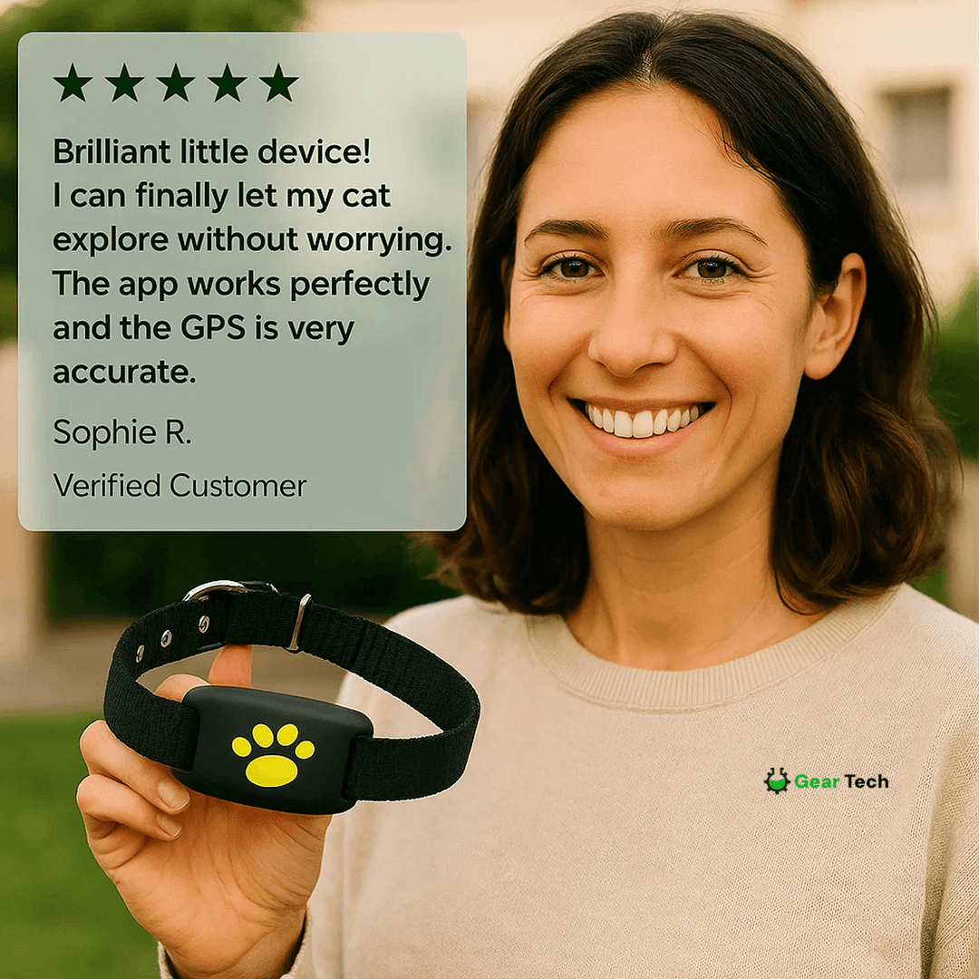 Lisslune | #1 Find  GPS Cat Tracker with Real-Time Location, Waterproof Design, and Activity Monitoring for Pet Safety and Tracking