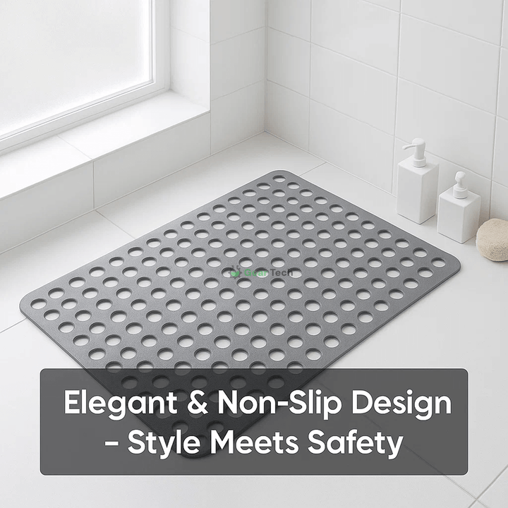 Lisslune | Antislip Shower Mat | Hygienic, Mold Resistant & Comfortable for Safe Bathroom Use