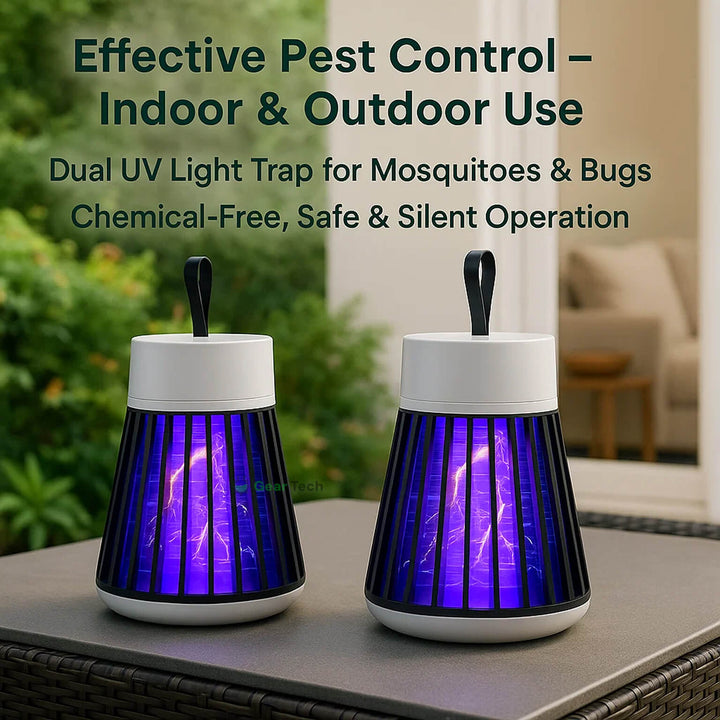 Lisslune | Mosquito & Bug Killer Lamp - 2 Pack, UV Light Insect Trap for Indoor & Outdoor Use, Effective Pest Control Solution