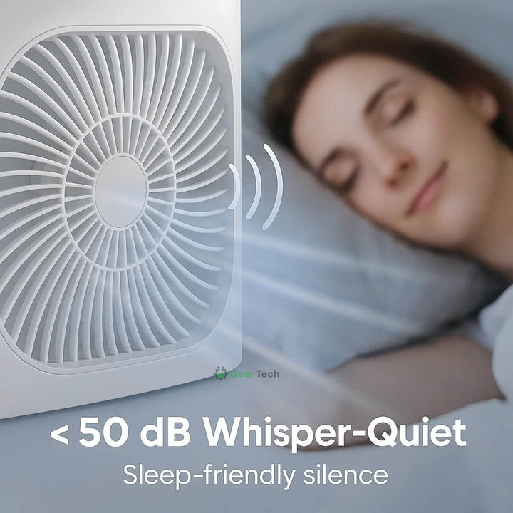 Lisslune | 3-in-1 Air Cooler Humidifier | Portable, Adjustable Fan Speeds & Ideal for Bedrooms, Offices & Small Spaces