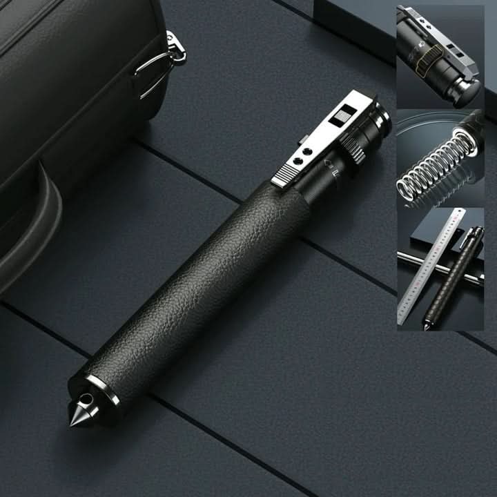 Lisslune | Automatic Hiking Pole with Self-Defense & Secure Grip