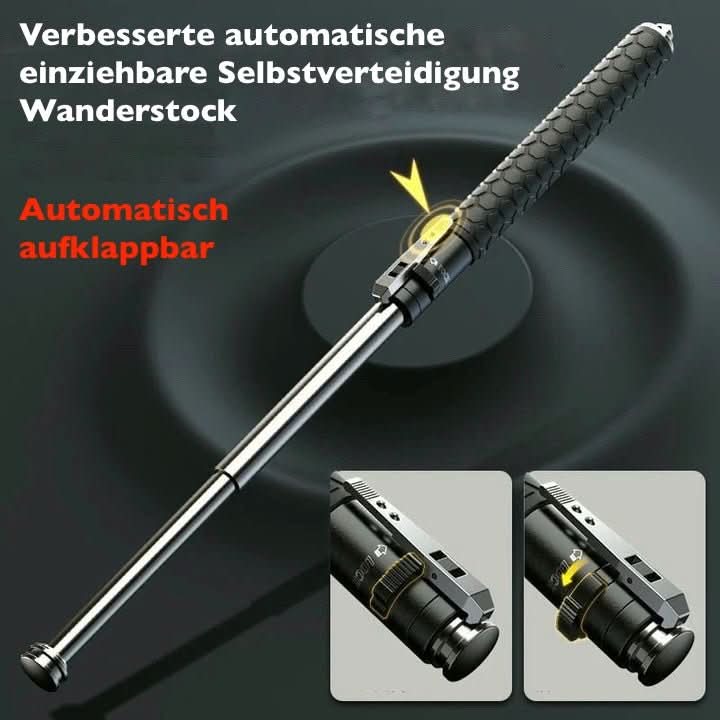 Lisslune | Automatic Hiking Pole with Self-Defense & Secure Grip
