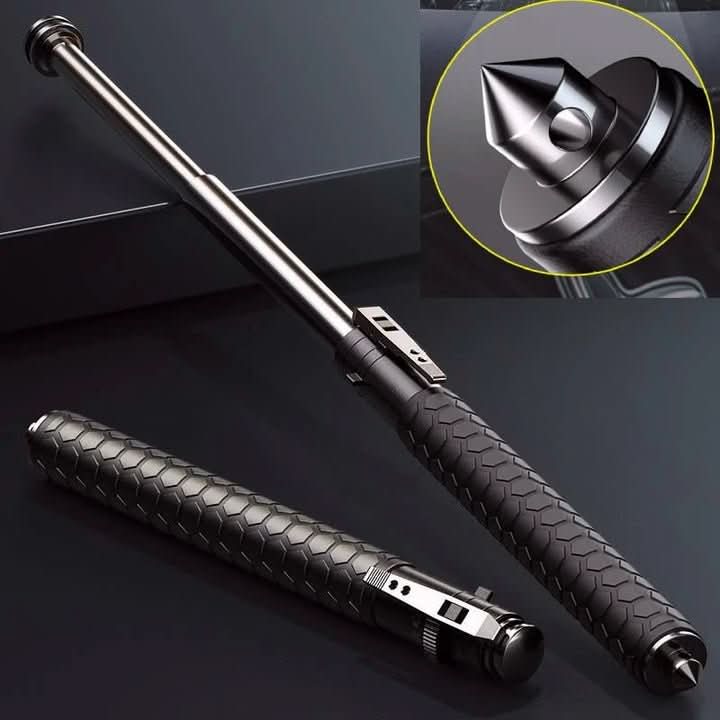 Lisslune | Automatic Hiking Pole with Self-Defense & Secure Grip