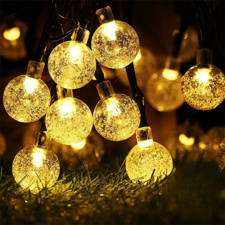 Lisslune | String lights terrace