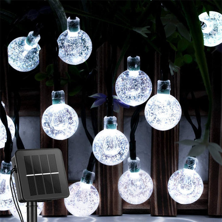 Lisslune | String lights terrace