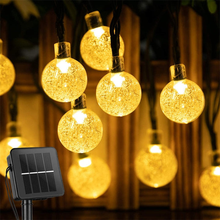 Lisslune | String lights terrace