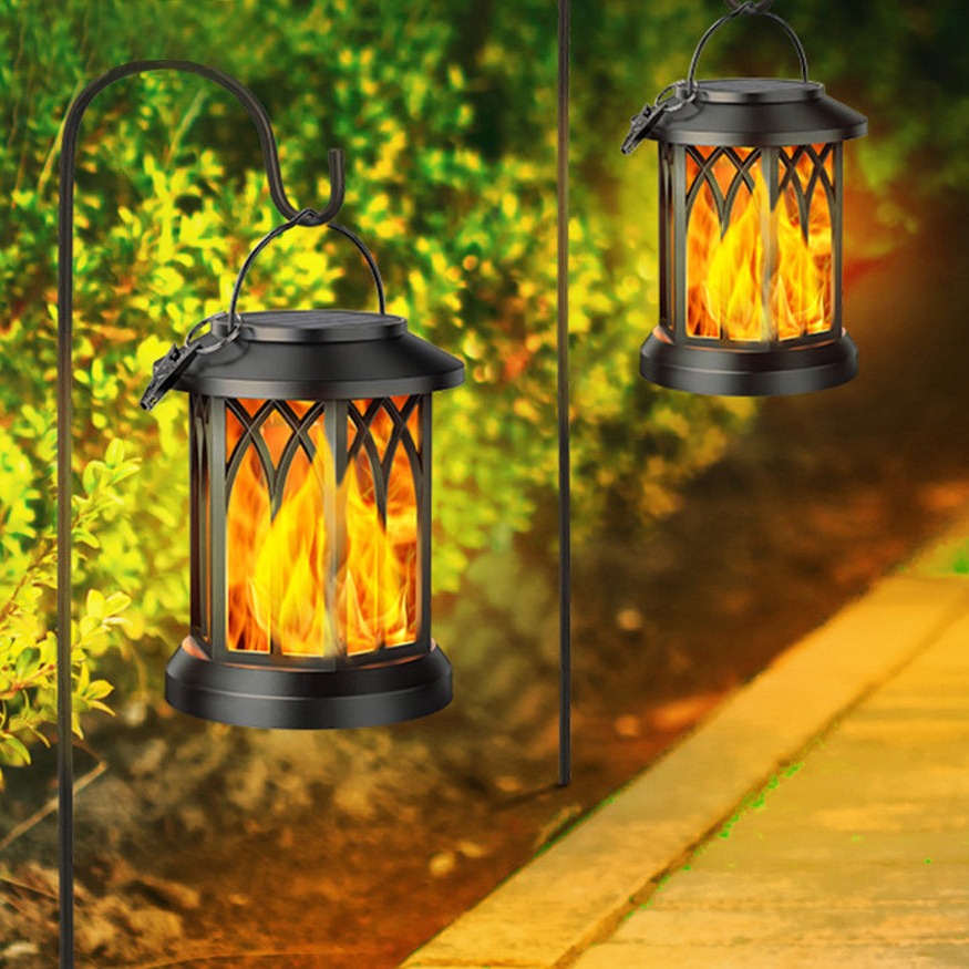 Lisslune | FlameGlow™ - Hanging Solar Flame Lantern (2-Pack)
