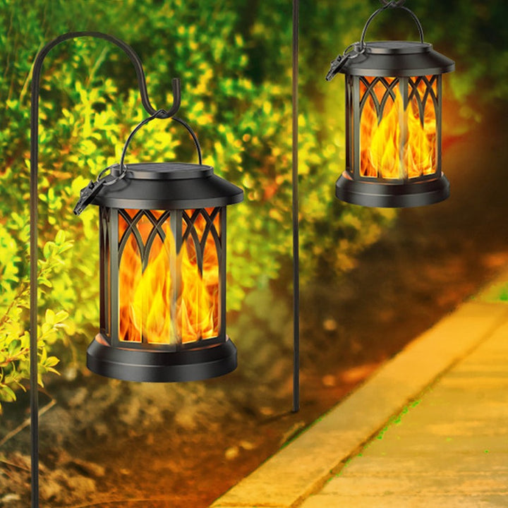 Lisslune | FlameGlow™ - Hanging Solar Flame Lantern (2-Pack)