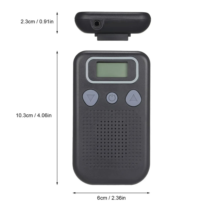 Lisslune | Hearing Aid Sound Amplifier – Battery-Powered In-Ear Hearing Enhancement Device with Headset for Seniors and Adults