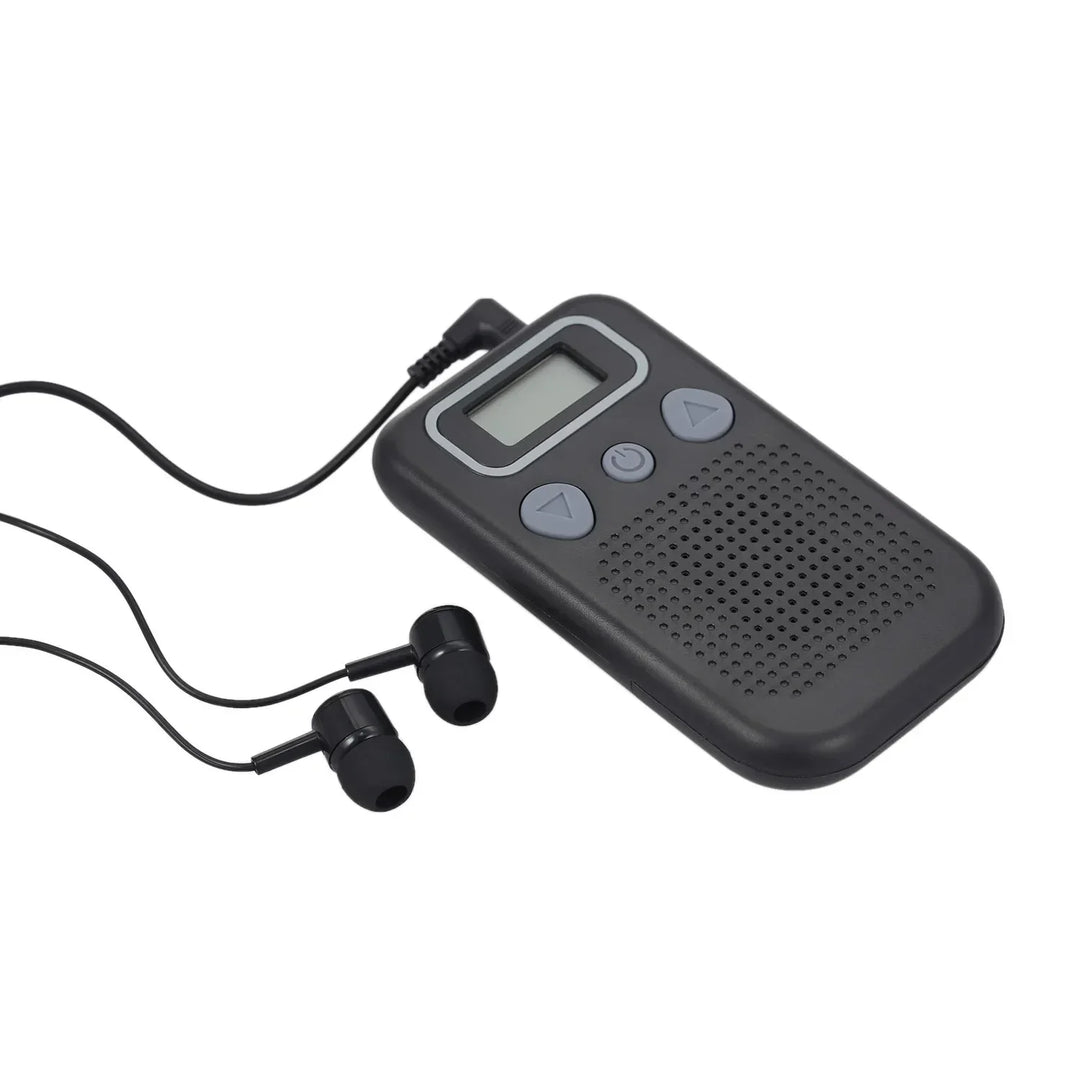 Lisslune | Hearing Aid Sound Amplifier – Battery-Powered In-Ear Hearing Enhancement Device with Headset for Seniors and Adults