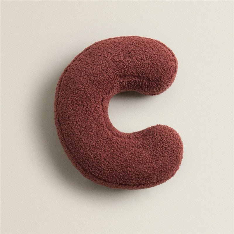 Lisslune | PlushLetter Pillow - Soft Letter Pillow for Bedroom and Children's Room
