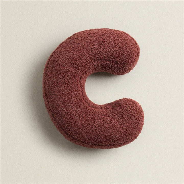 Lisslune | PlushLetter Pillow - Soft Letter Pillow for Bedroom and Children's Room