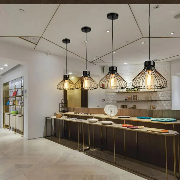 Lisslune | UrbanMetal - Chic Industrial Pendant Lamp