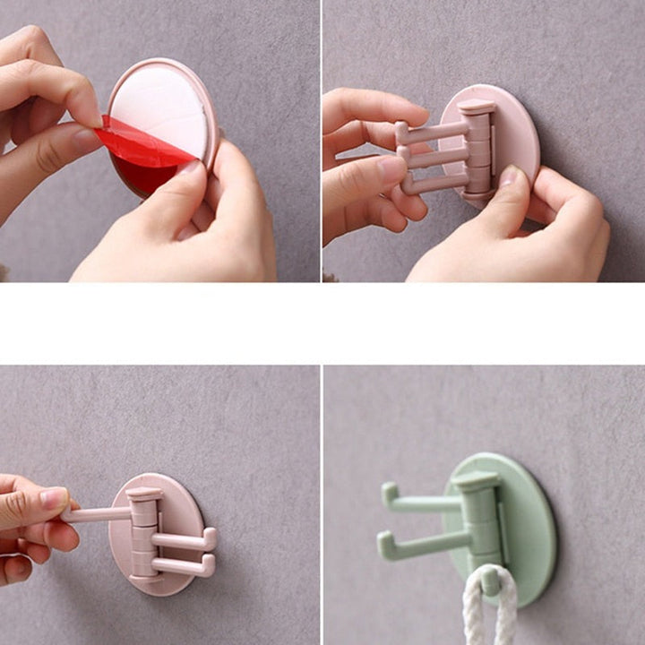 Lisslune | Rotating Sticky Wall Hook