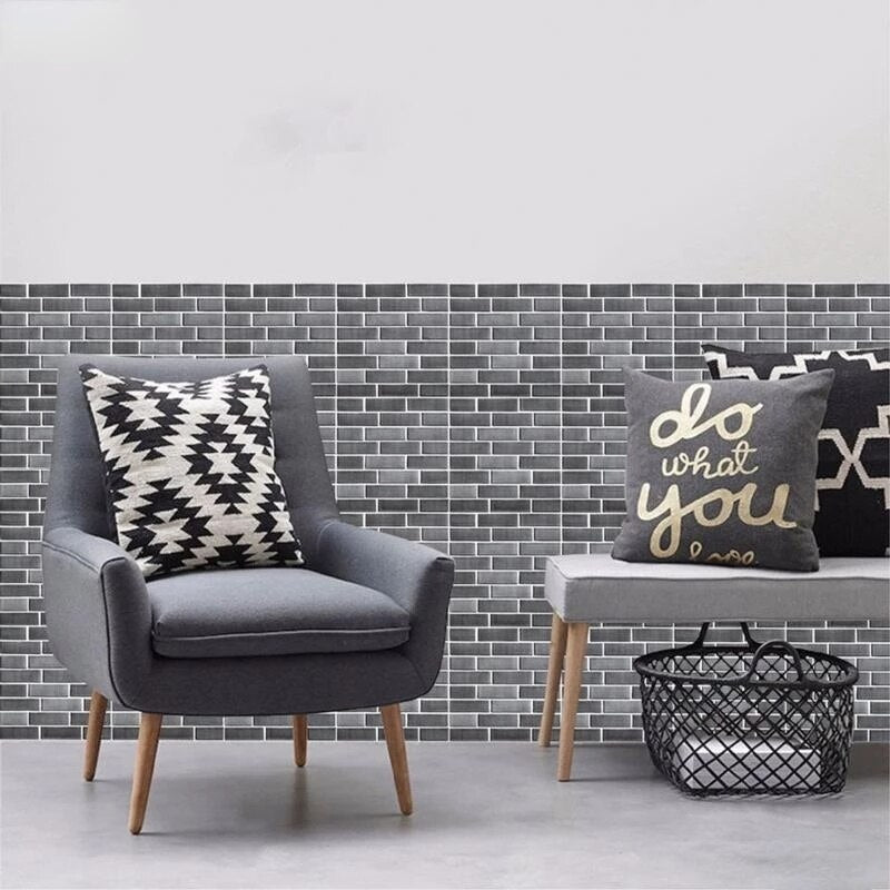 Lisslune | 3D Self-Adhesive Cobblestone Wall Stickers