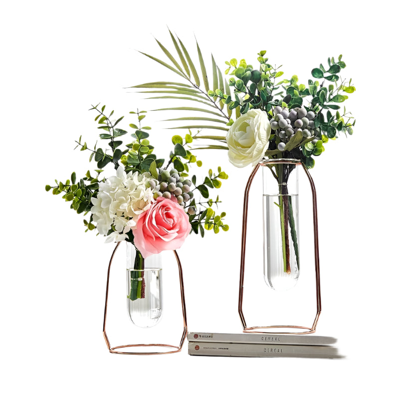 Lisslune | Clear Elegance Glass Vase – Elegant Base for Stylish Flower Arrangements