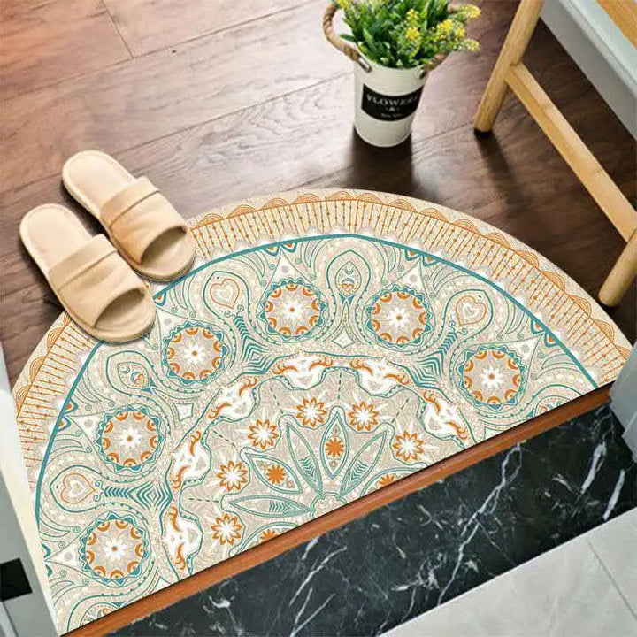 Lisslune | Bohemian non-slip semicircular doormat