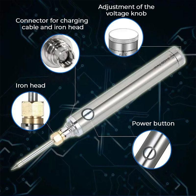 Lisslune | Cordless USB Precision Soldering Iron Tool