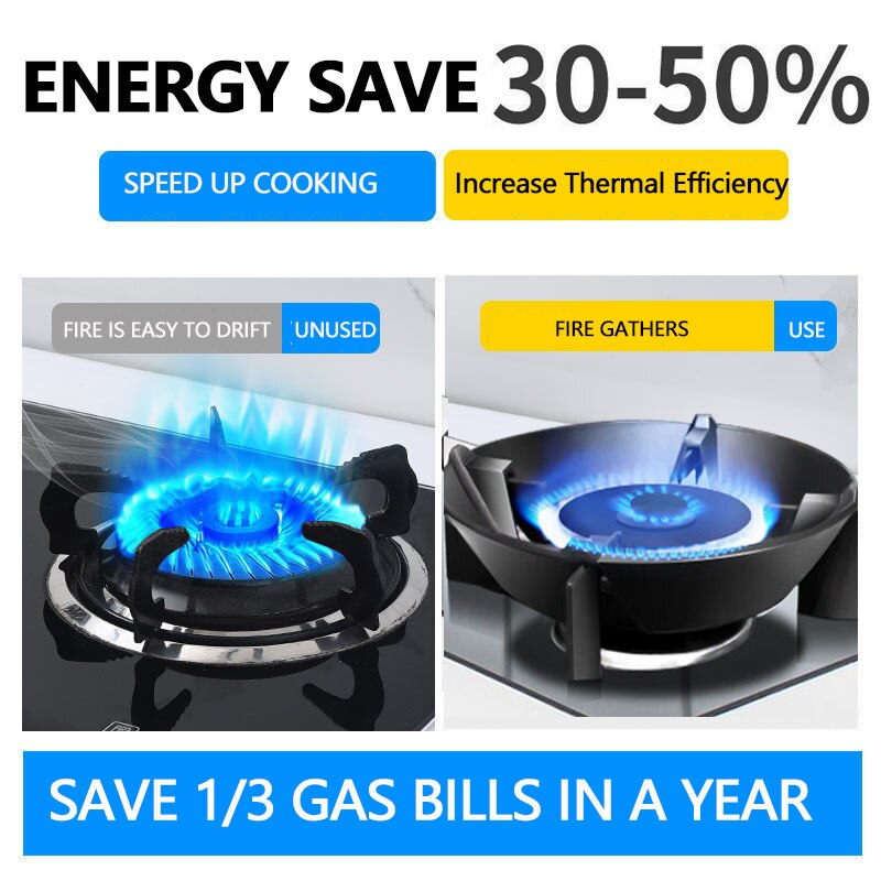 Lisslune | Energy Saving Gas Stove Protector Bracket