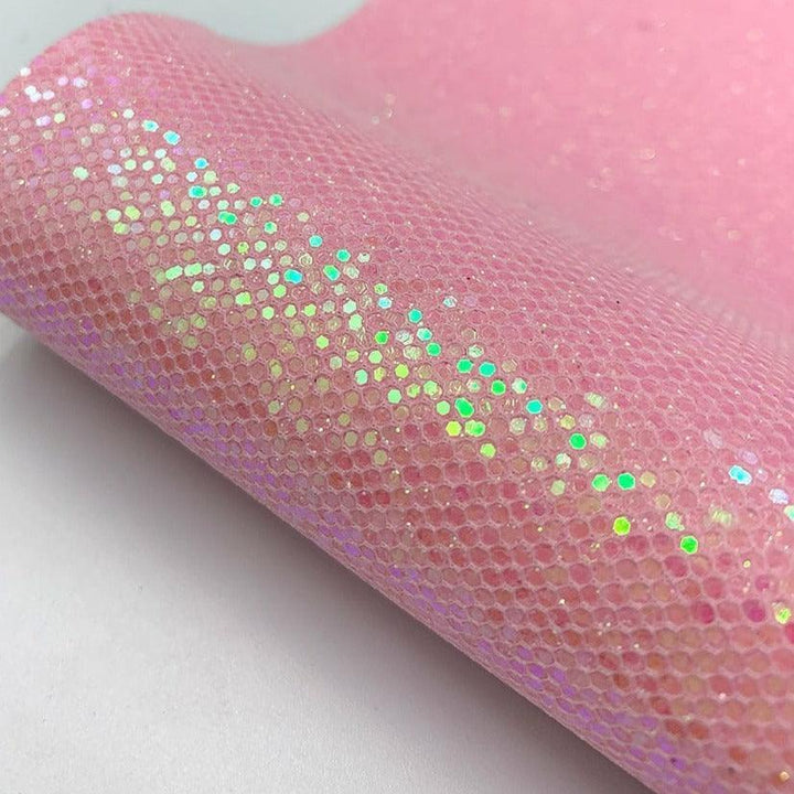 Lisslune | Sparkling Glamour Fabrics Crafting Kit: 7-Piece Glittering Art Set for Creative Expression