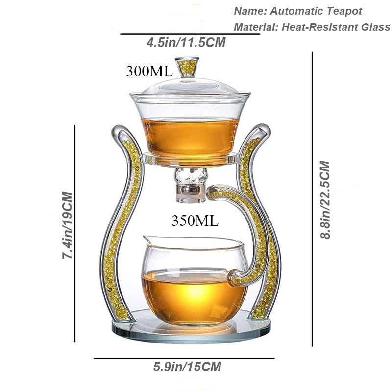 Lisslune | Crystal Glass Fancy Magnetic Tea Infuser
