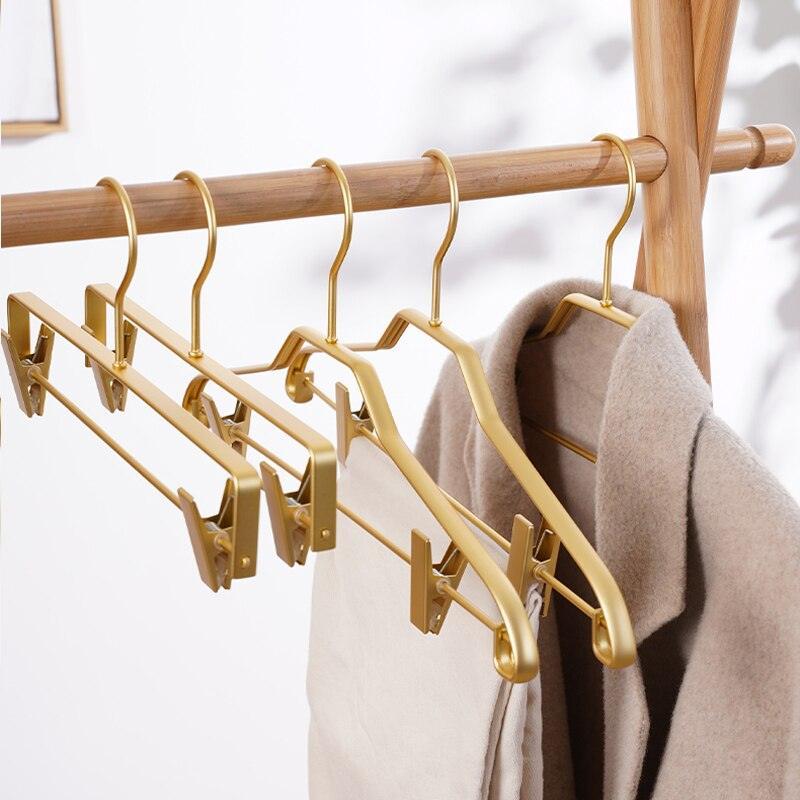 Lisslune | Premium Non-Slip Trouser Hanger Collection - 5 Pack in Sturdy Metal & Aluminum Alloy