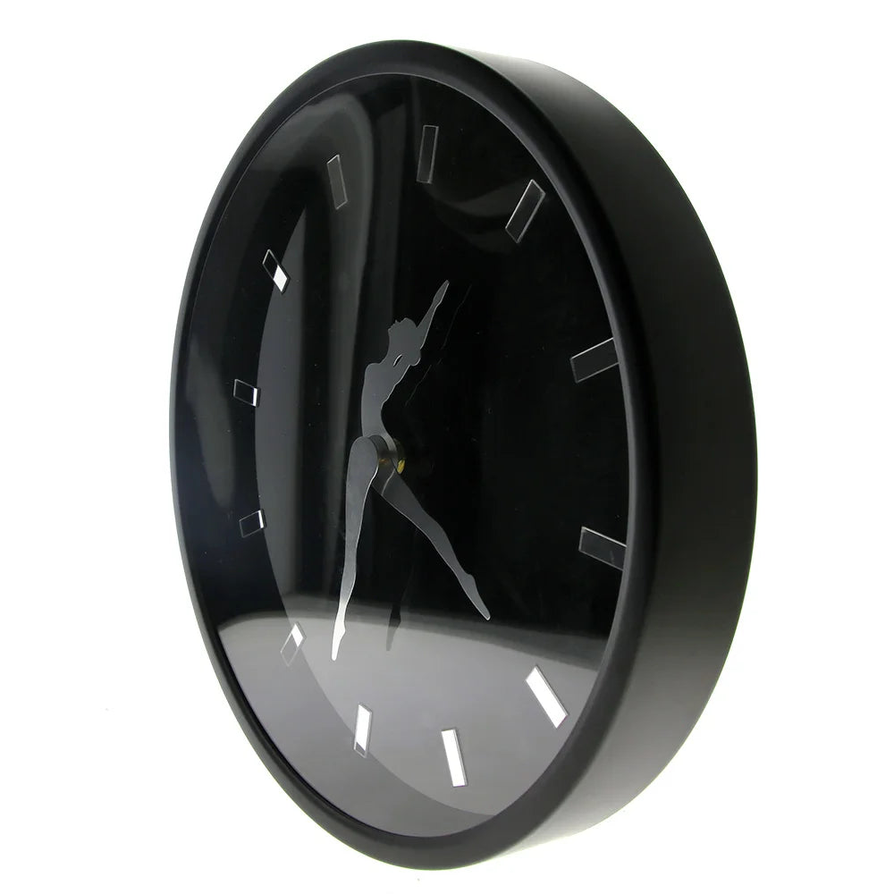 Lisslune | Dancing Ballerina Artsy Modern Wall Clock