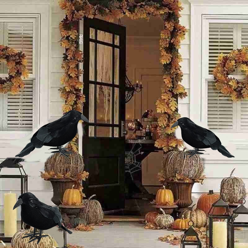 Lisslune | Black Crow Halloween Home Decor