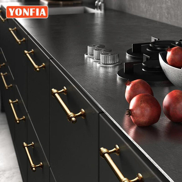 Lisslune | Elegant Rose Gold Furniture Handles - High-Quality PVD Finish