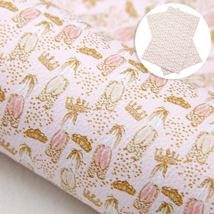 Lisslune | Floral Elegance Synthetic Leather Creative Sheets