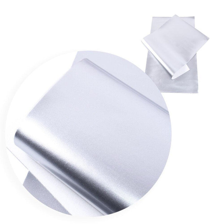 Lisslune | Lustrous Pearl PU Leather Sheets for elegant DIY projects