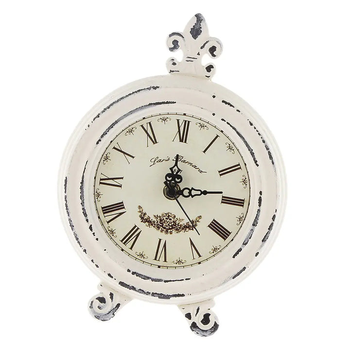 Lisslune | Vintage Wooden Style Table Clock with Alarm