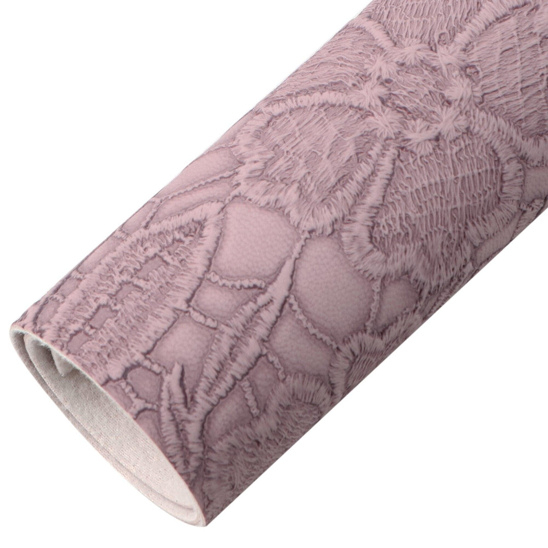 Lisslune | Chic Bloom: Premium Synthetic Leather Craft Sheets for Creative Expression