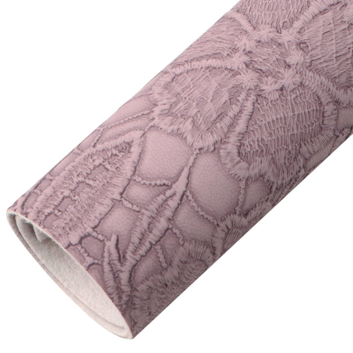 Lisslune | Chic Bloom: Premium Synthetic Leather Craft Sheets for Creative Expression